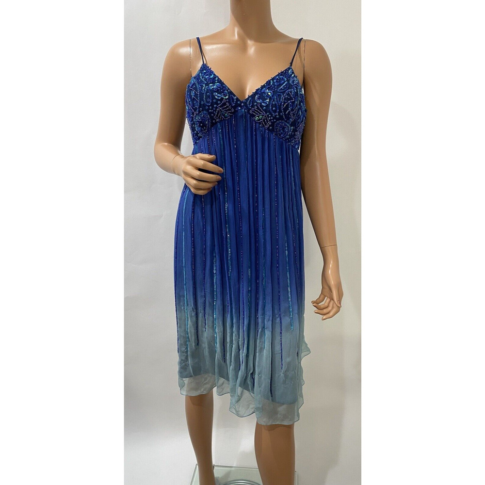 Patra Dress blue ombre size 10 medium